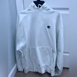 White champion hoodie